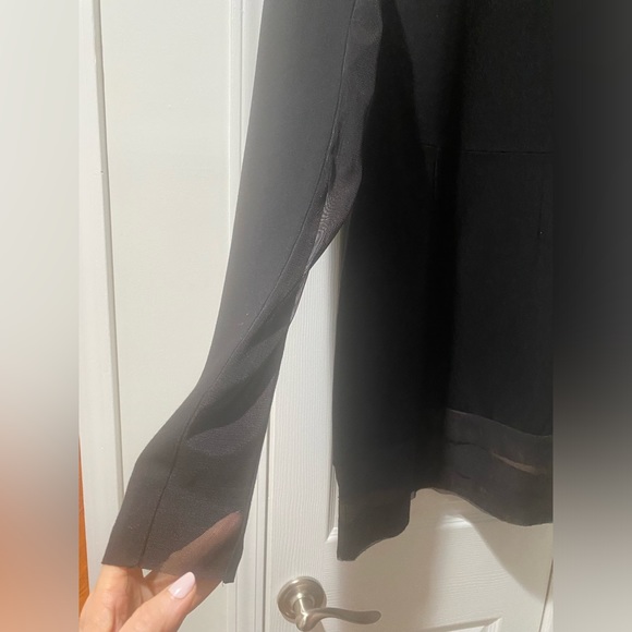 BCBGMaxAzria Bodycon Dress With Mesh Detailing Size: Small - Picture 9 of 9